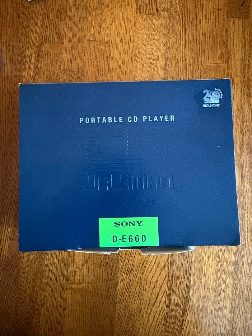 SONY D-E660 ポータブルCDプレーヤー