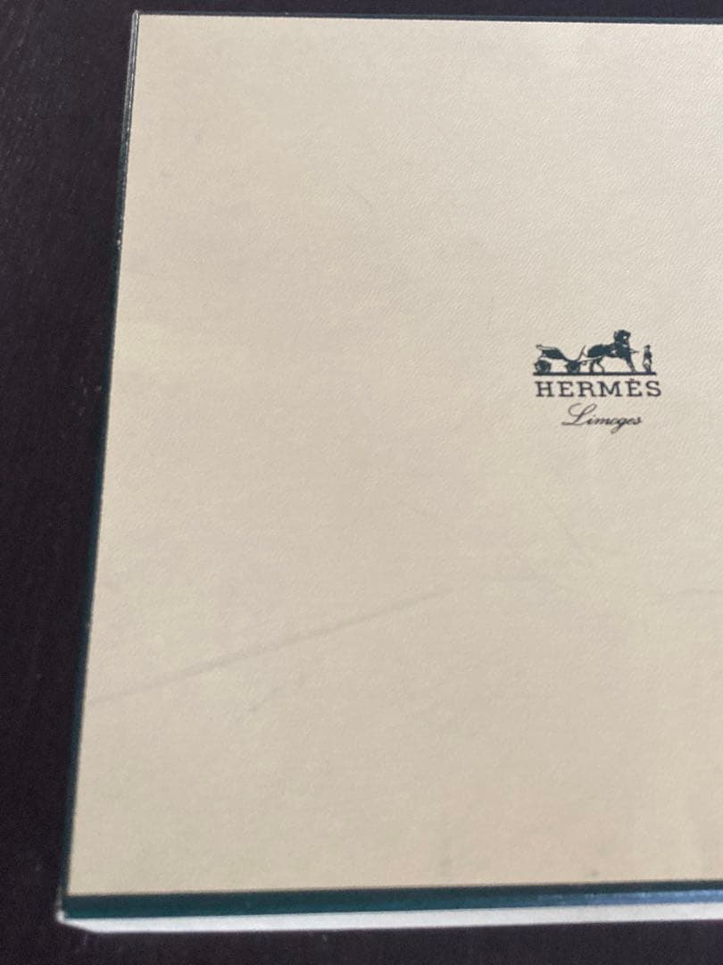☆HERMES☆エルメス箱リボン付トゥカン　ディナープレート中皿21.5cm