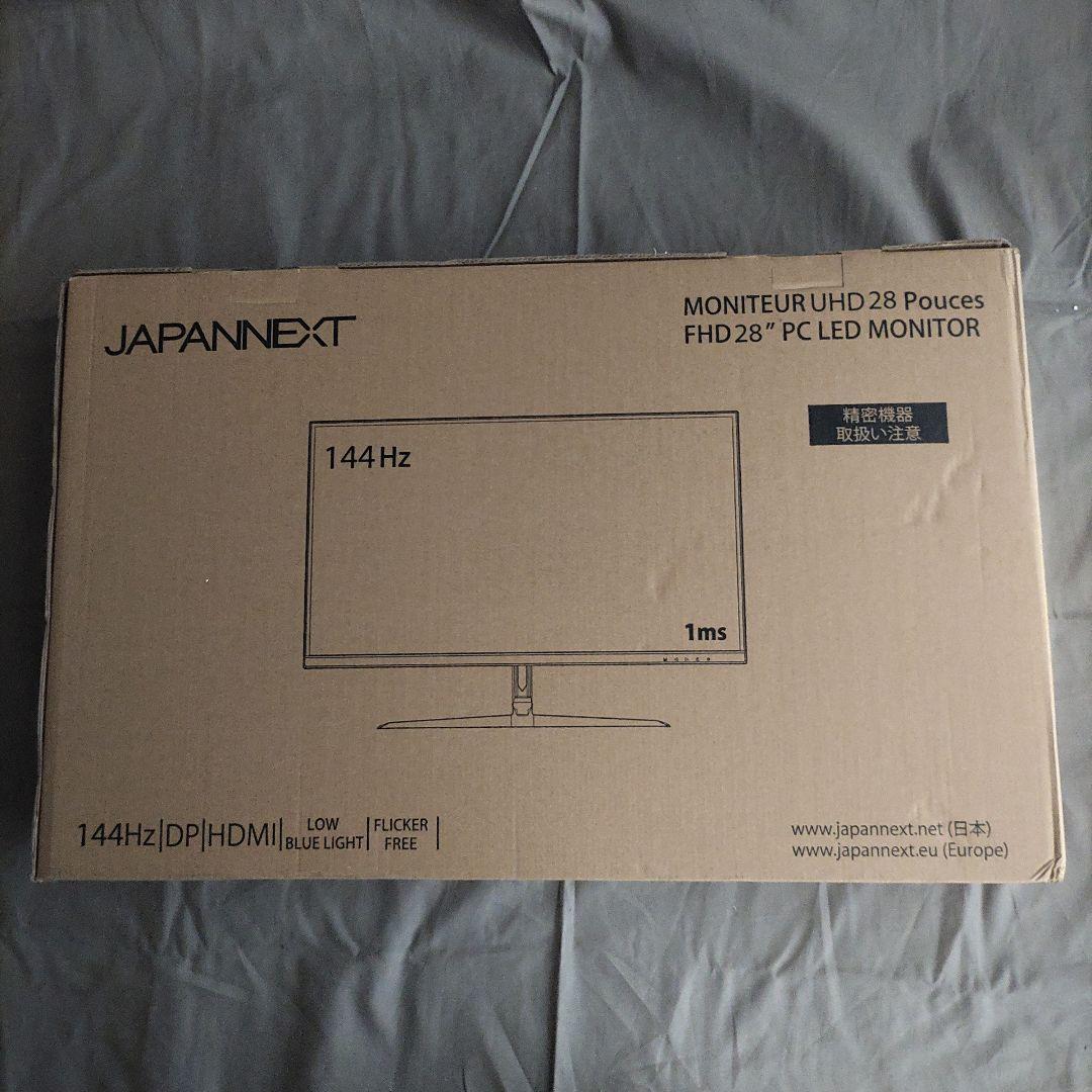 JAPANNEXT 28インチ ゲーミングモニター 144Hz 4K UHD