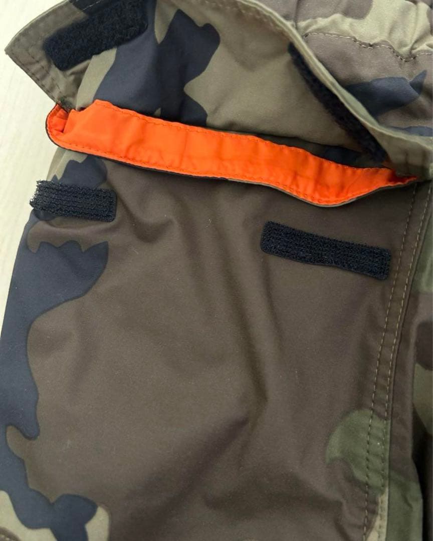 THE NORTH FACE 迷彩オーバーオール　スキーウェア　スノーボード