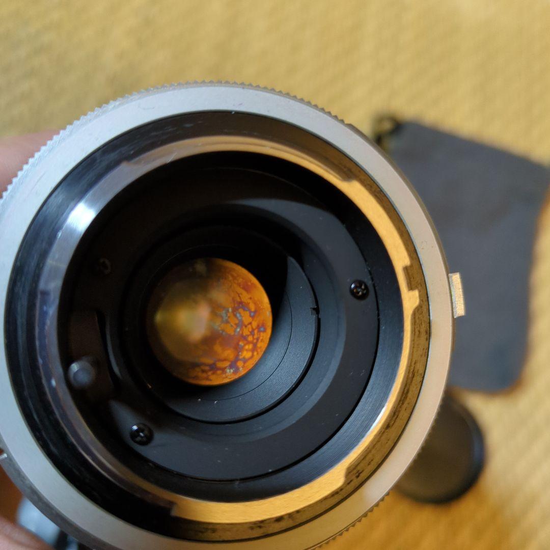 匿名配送　MINOLTA　カメラレンズ3本+メタルフードなどまとめ売り