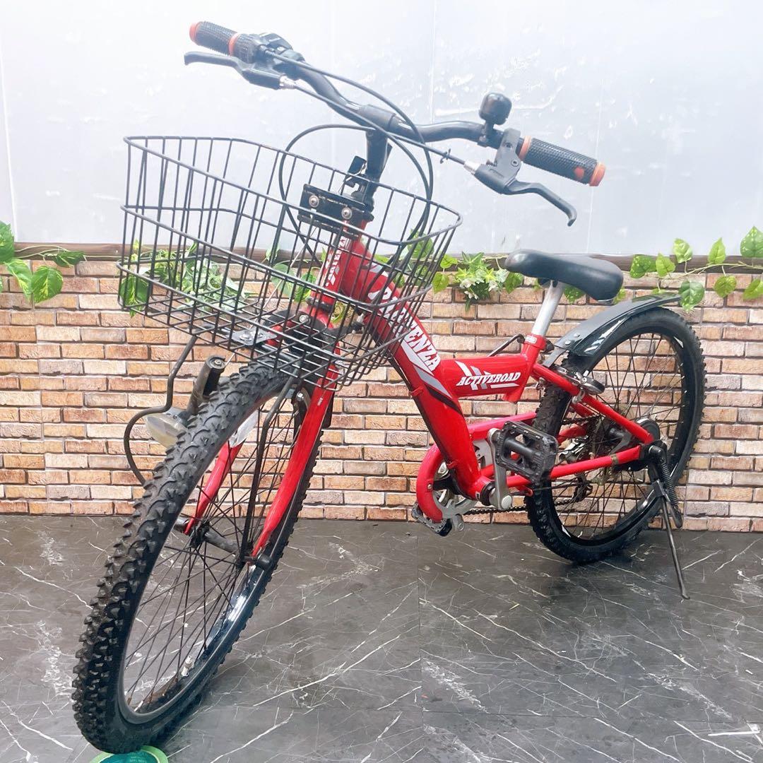 【23】子供用自転車 子供車 PARTENZA レッド 22インチ