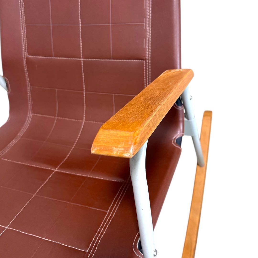 【アンティーク】新居猛 フォールディングロッキングチェア ニーチェア ビンテージ