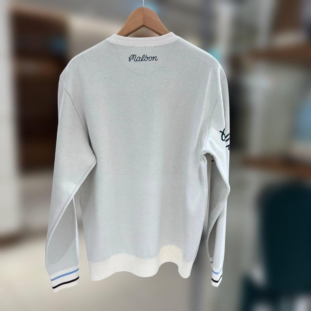 Malbon Golf 2025秋冬 ゴルフ用 メンズ ニット 長袖