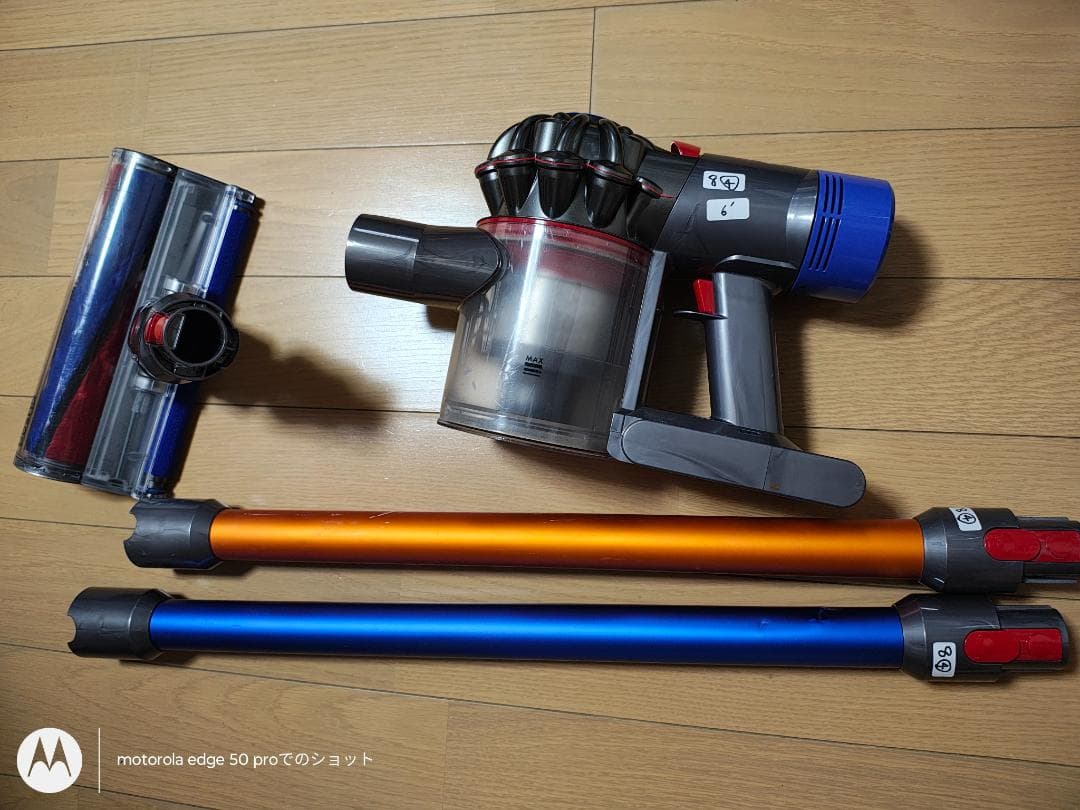 ダイソン★コードレス掃除機★V8★ＳV10★バッテリー新品と大差なし★4