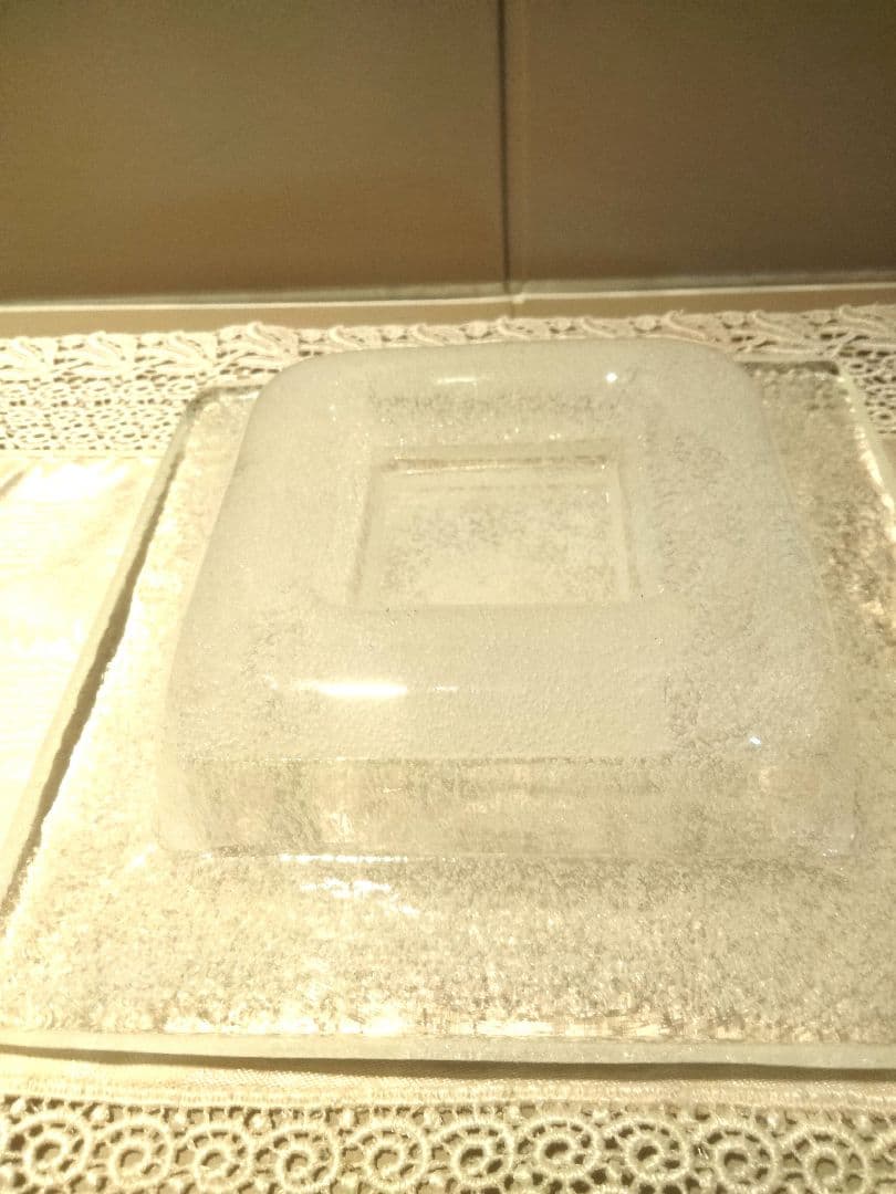 倉敷ガラス　小谷眞三　灰皿　glass ashtray