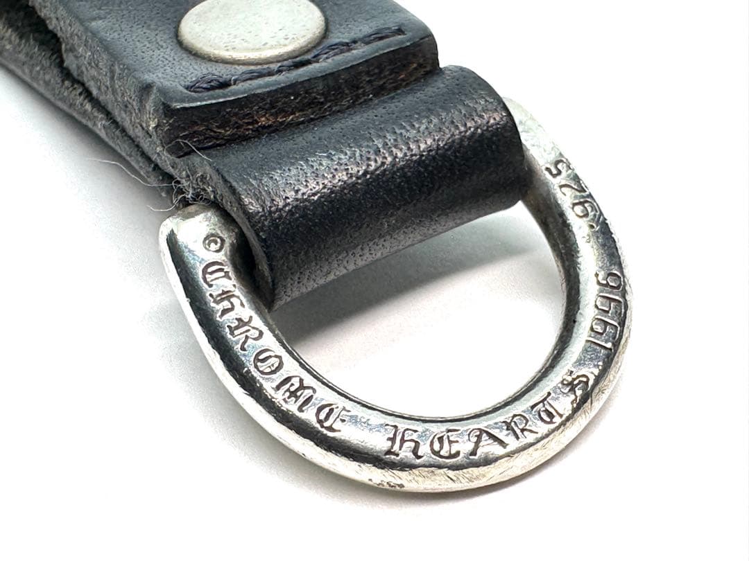 クロムハーツ Dリング ベルトループ クロスボール 925 シルバー レザー