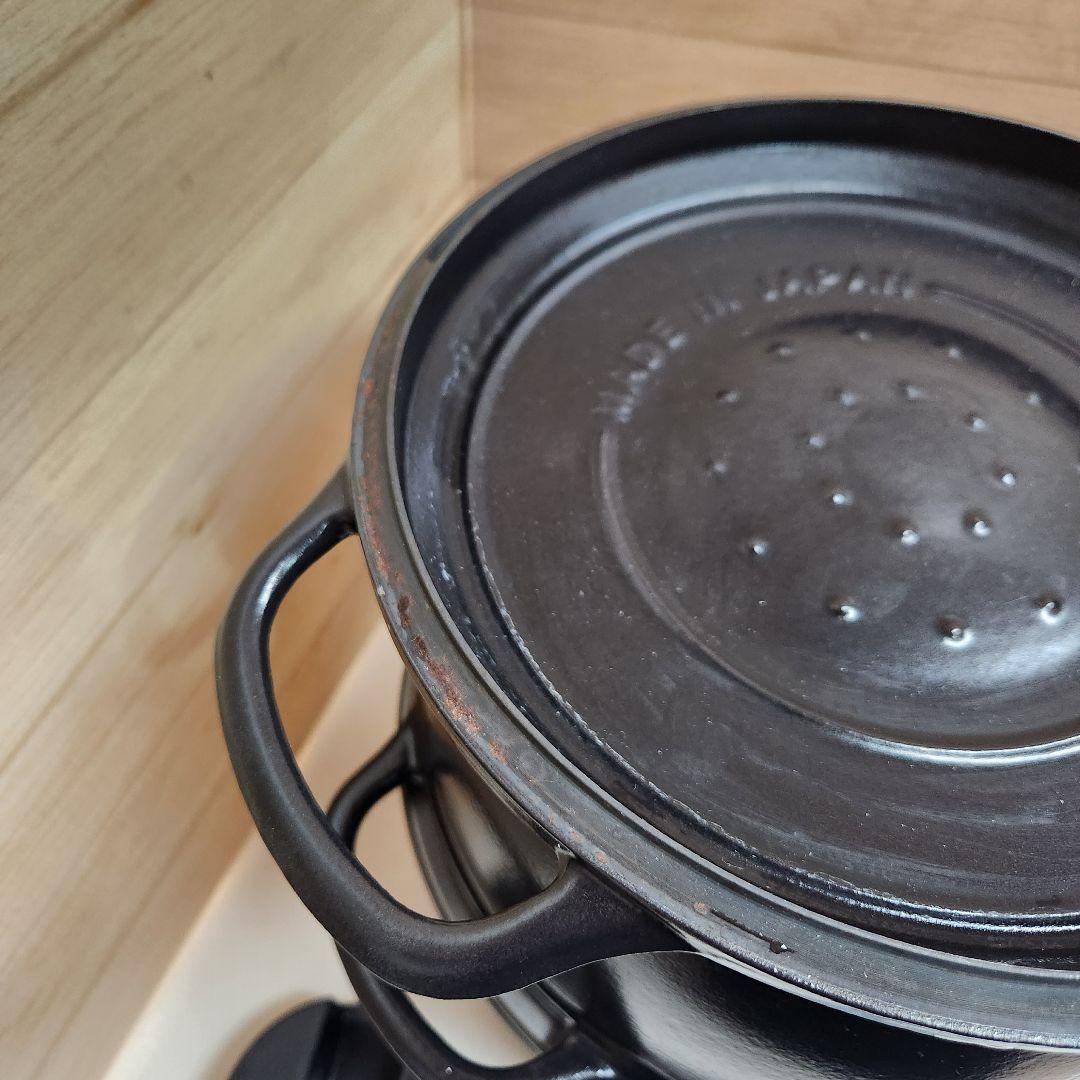 VERMICULAR 炊飯 ライスポット　5合炊　トリュフグレー/ポットブラック