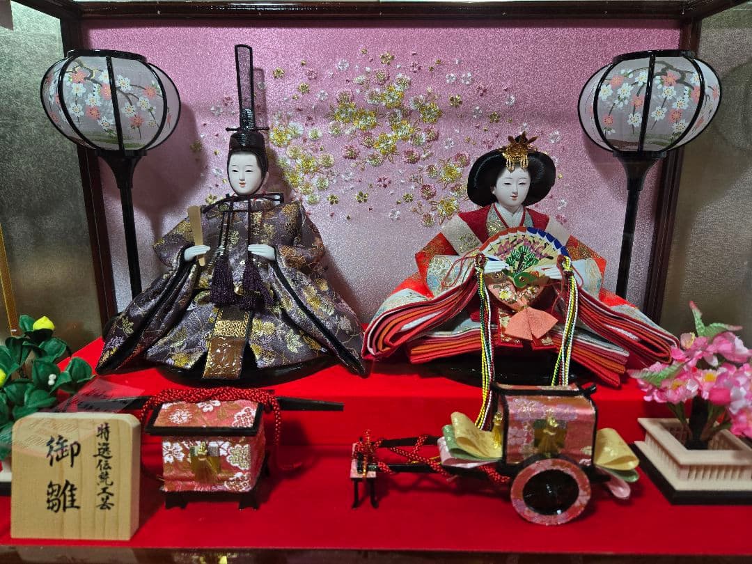 【一点限り】雛人形 ケース飾り　K27