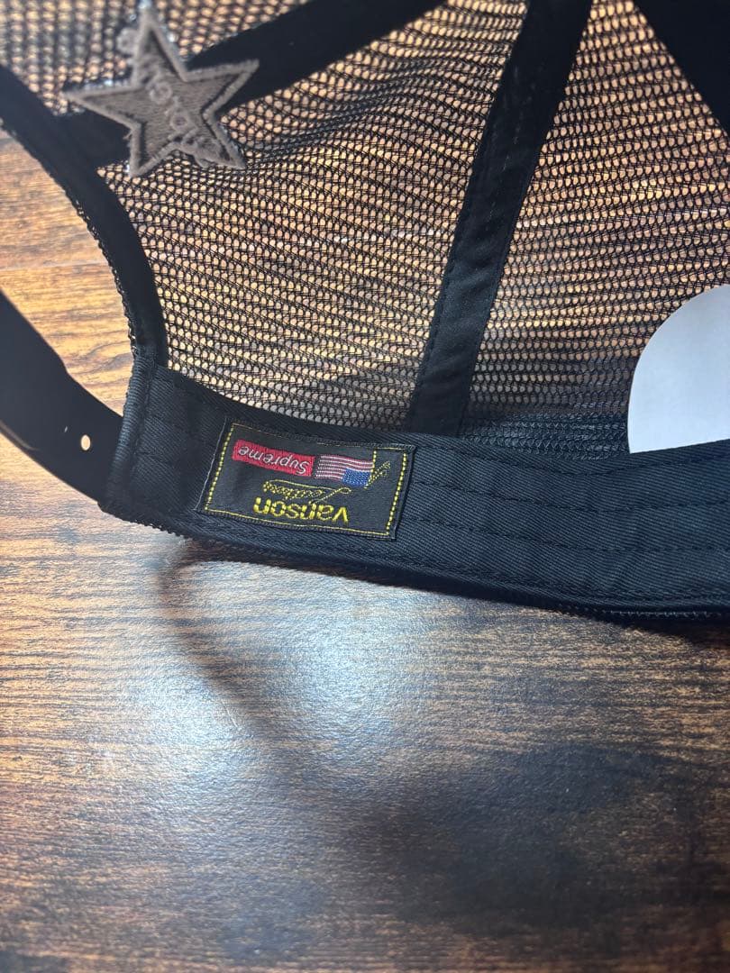 希少 Supreme vanson コラボ メッシュキャップ