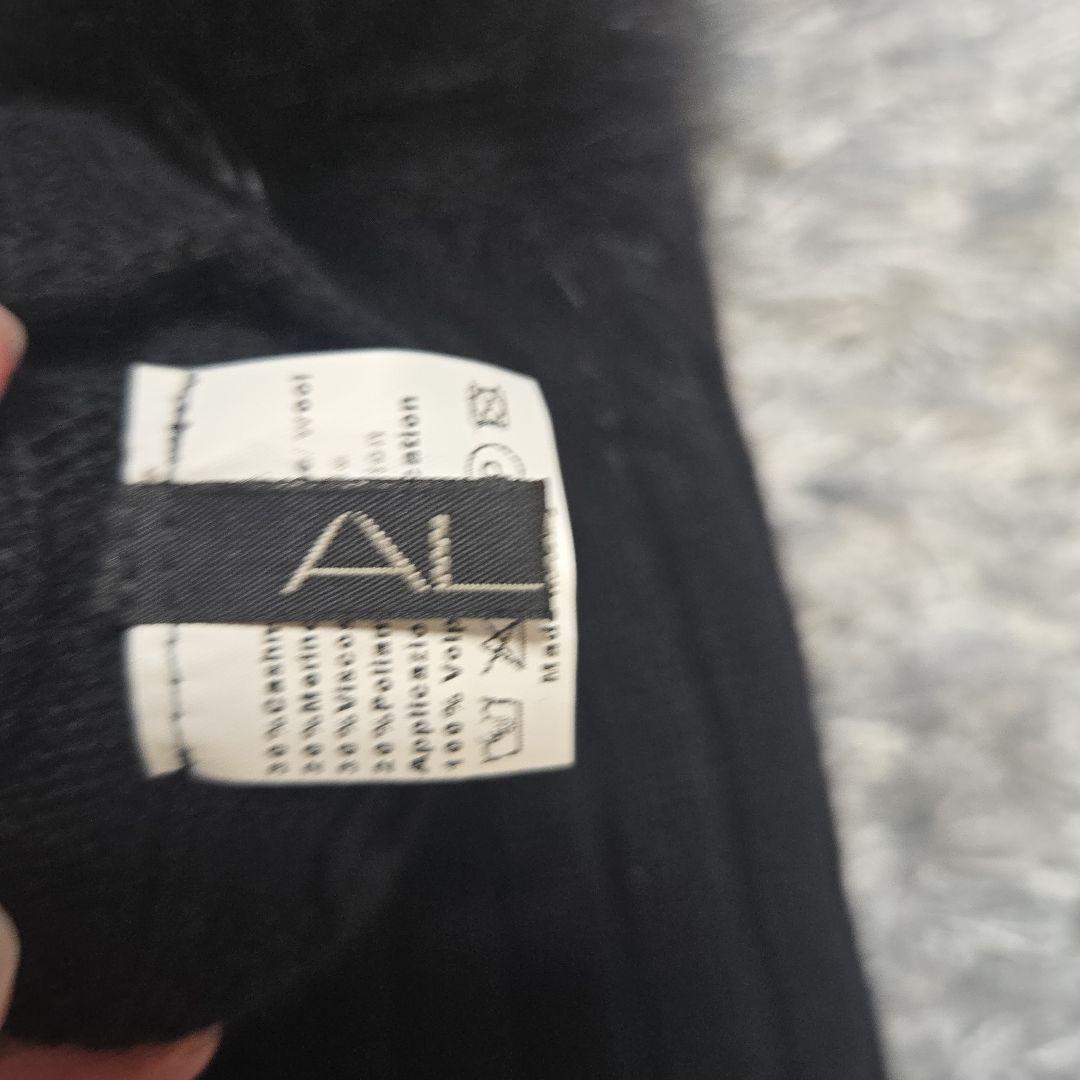 【美品】ブラックファー付きニット手袋