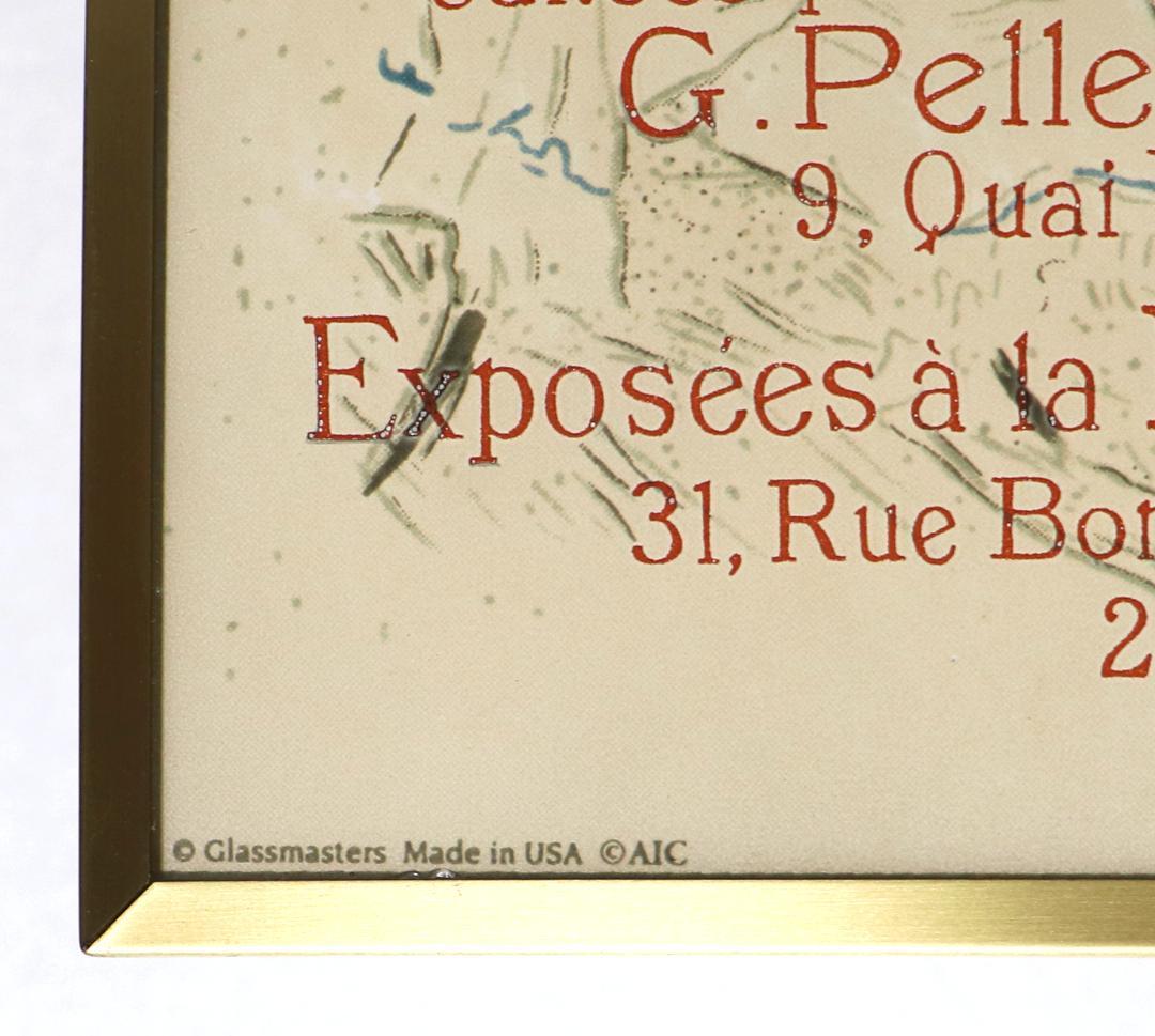 ロートレック ヴィンテージ ステンドグラス ELLES 彼女たち 宣伝ポスター