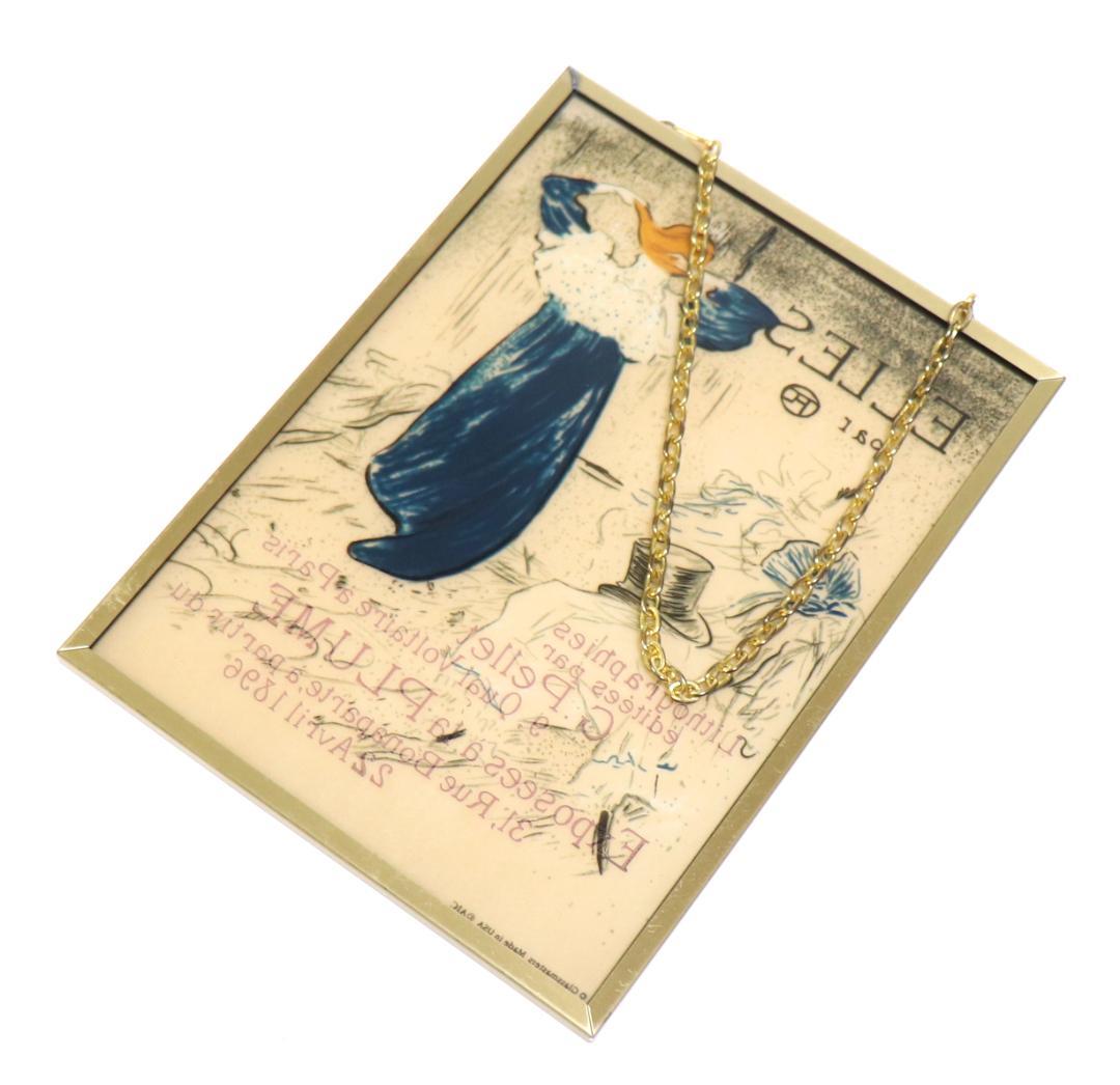 ロートレック ヴィンテージ ステンドグラス ELLES 彼女たち 宣伝ポスター