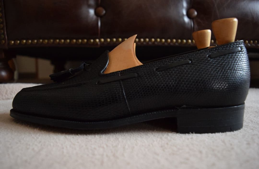 【reo】チャーチ特注 リザードローファー