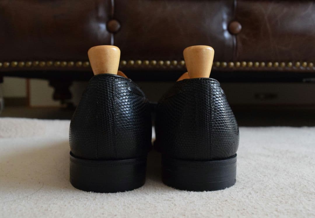 【reo】チャーチ特注 リザードローファー