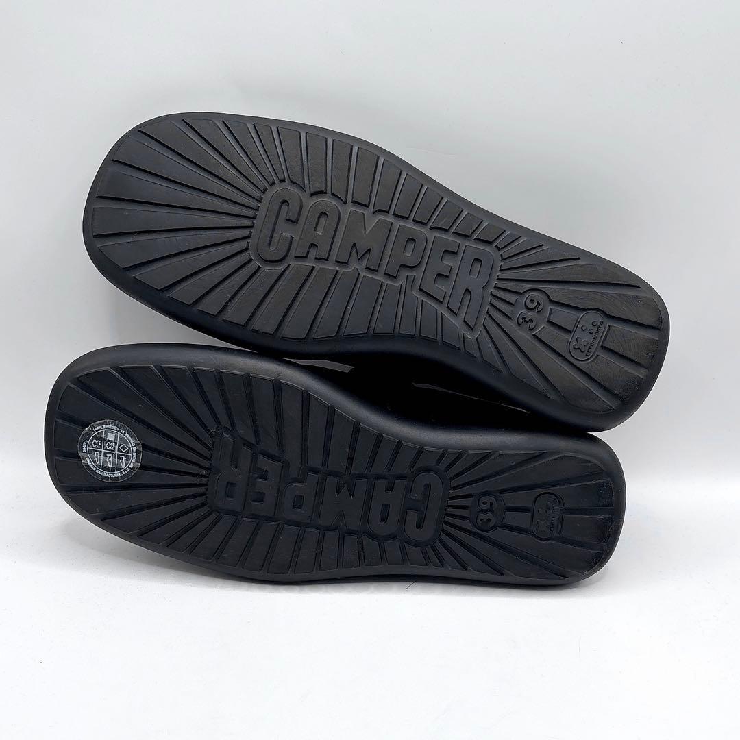 【CAMPER】カンペール ONDA オンダ　フラットシューズ　黒　39