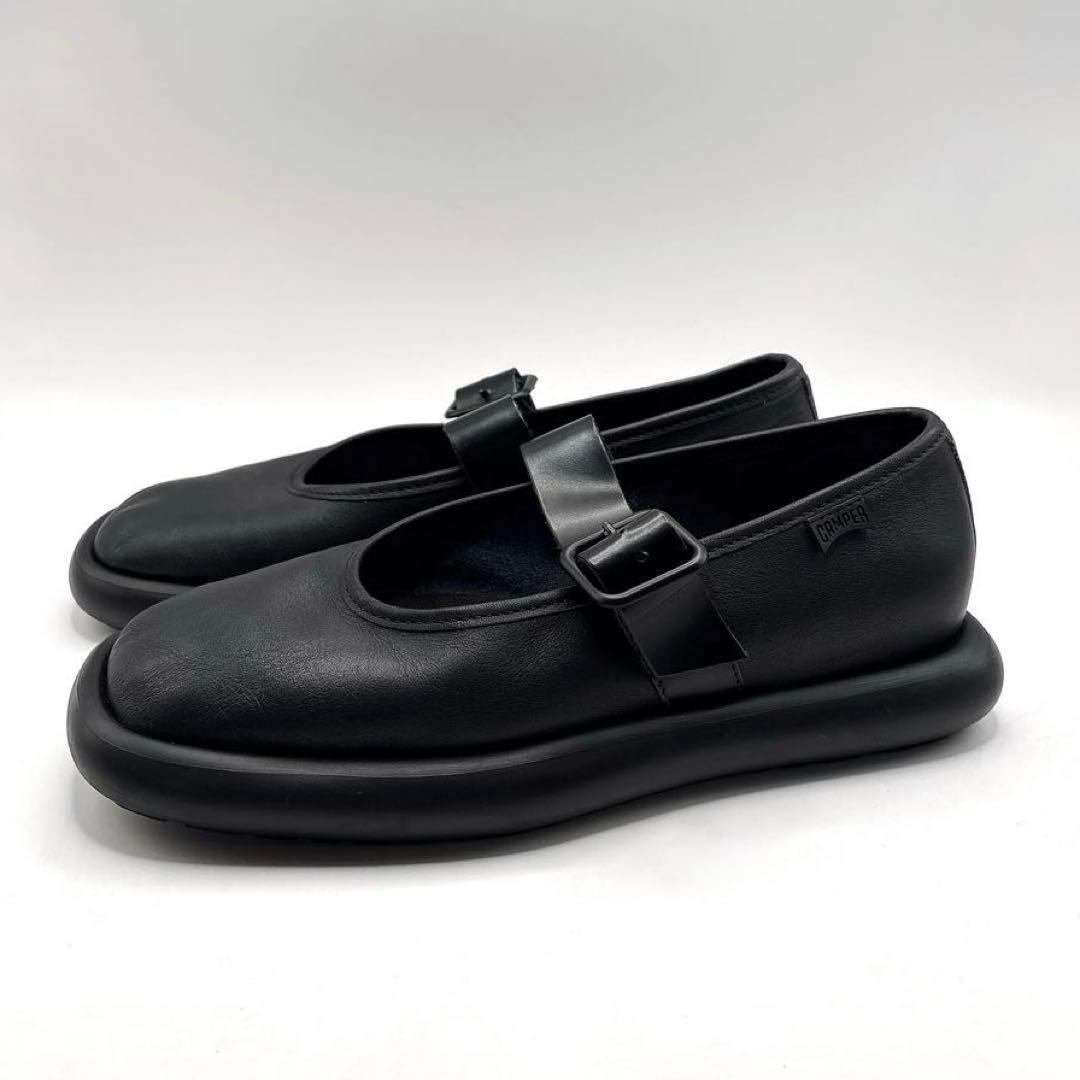 【CAMPER】カンペール ONDA オンダ　フラットシューズ　黒　39