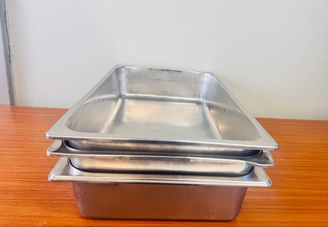 業務用 ステンレスバット 大型 4枚セット 送料込み