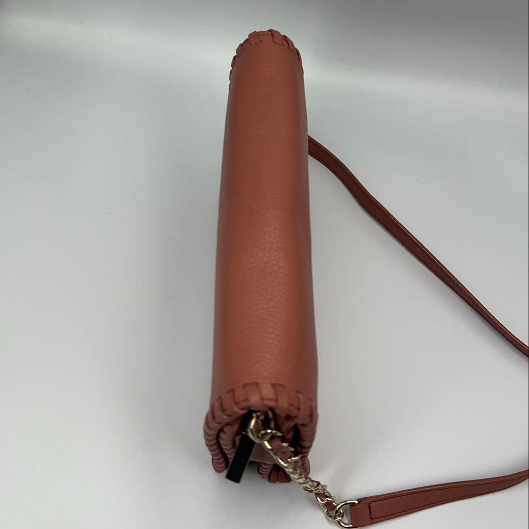 極美品✨TORY BURCHチェーンショルダー　マリオン　ピンク系