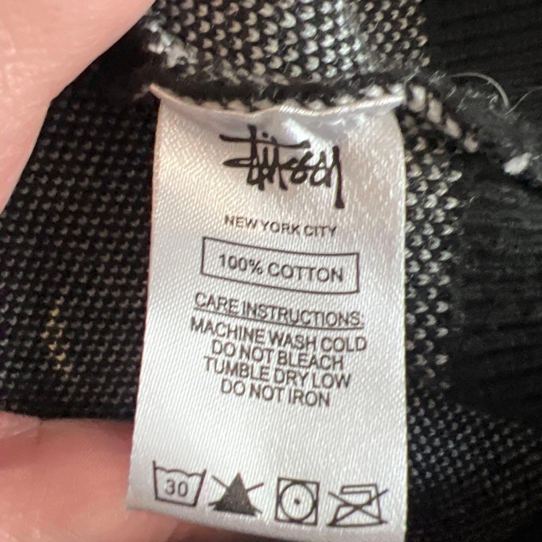 Stussy トレーナー ブラック/ホワイト