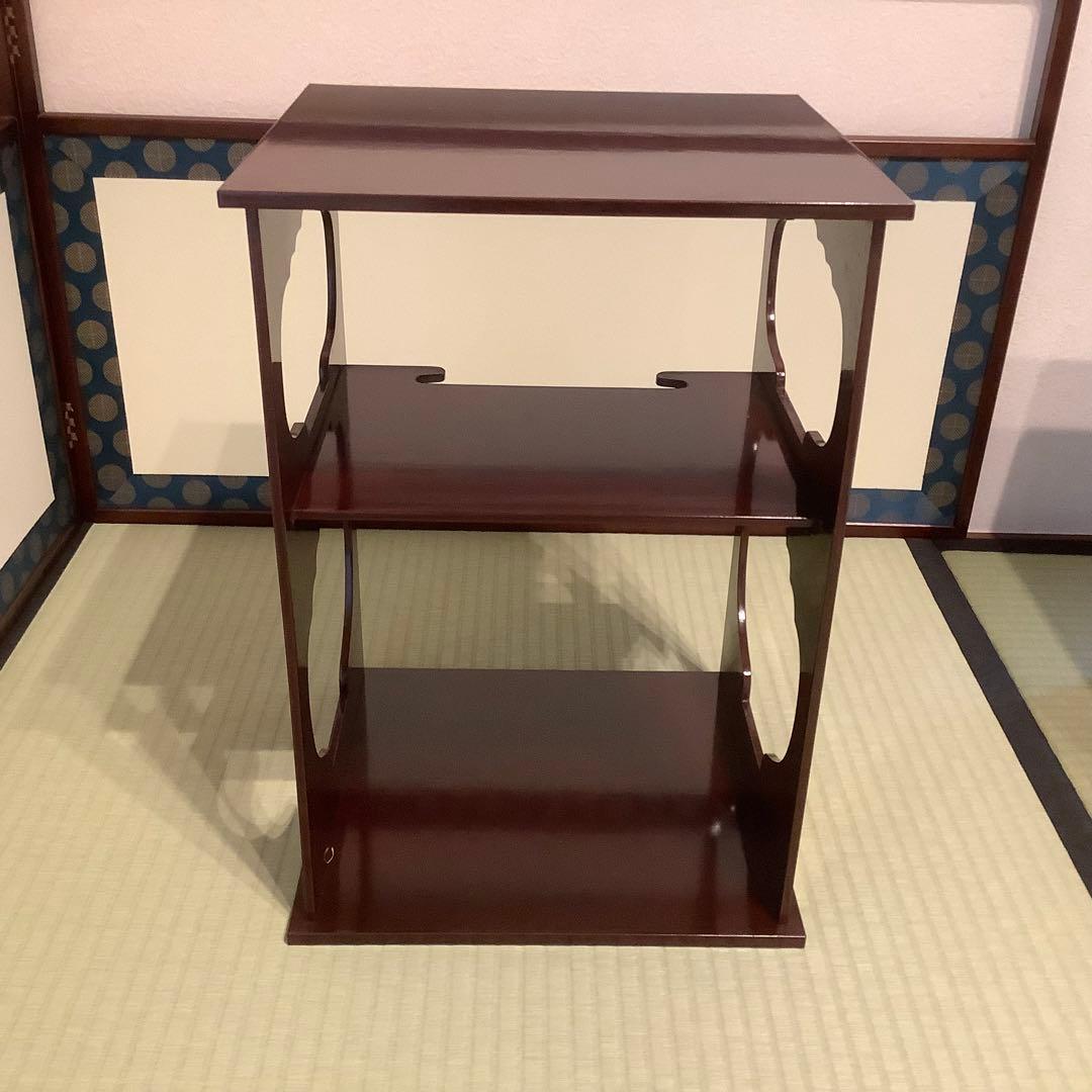 期間限定セール‼️岡本陽斎　溜塗　水指棚