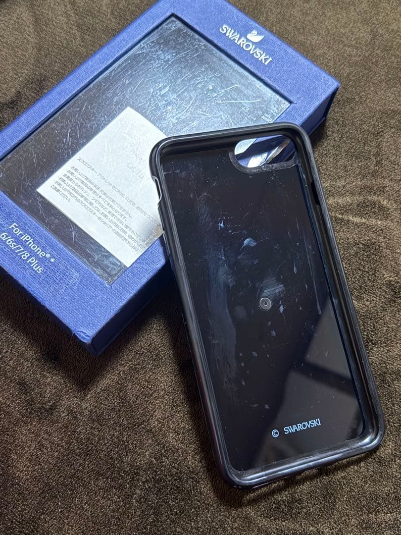 SWAROVSKI フラワーリング iPhoneケース6/6s/7/8Plus