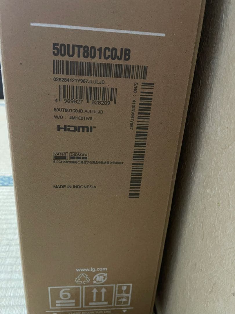 emi　LG UHD 50インチテレビ 50UT801CJB