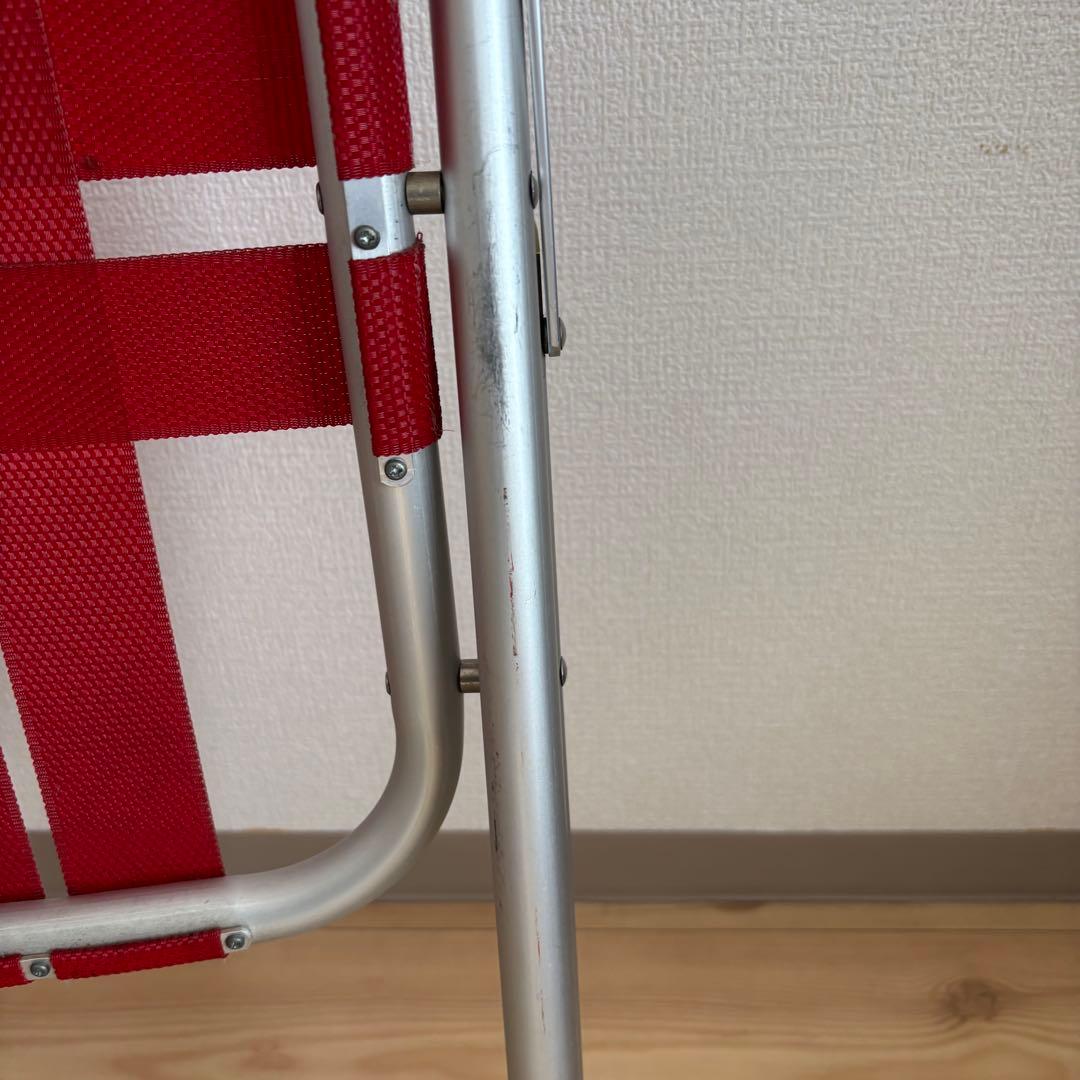 コカコーラ　 折りたたみチェア 赤　パイプイス　ヴィンテージ　3脚セッ
