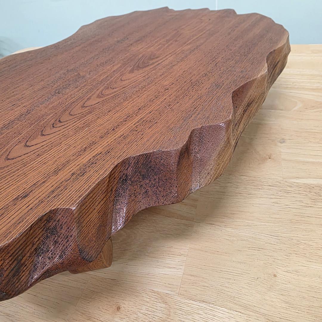 木製 不規則形状座卓 花台 天然木 盆栽卓 ローテーブル 和モダン座卓