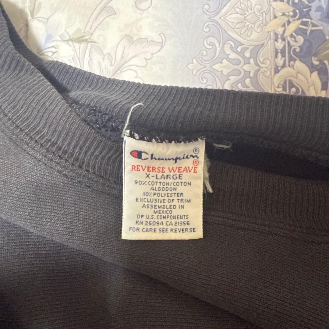 90s チャンピオン　リバースウィーブ目無しBLACK