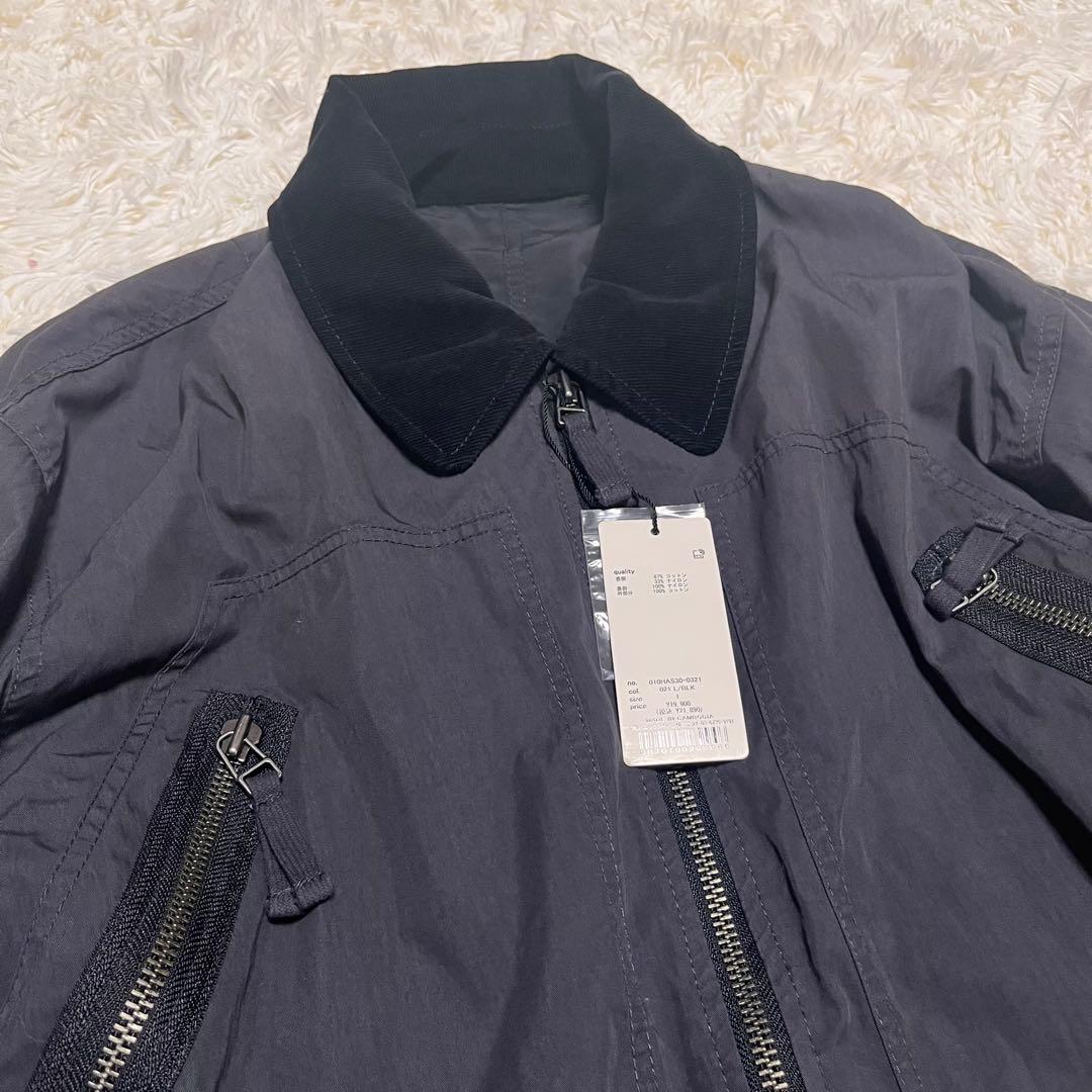 yu_　moussy REVERSIBLE ジャケット　ブラック　ロング丈