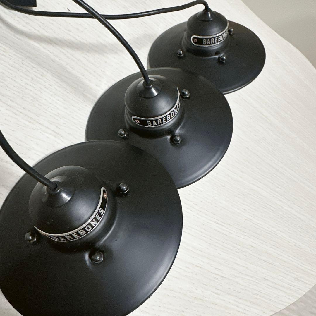 ベアボーンズリビング エジソンスリングライトLED ブラック