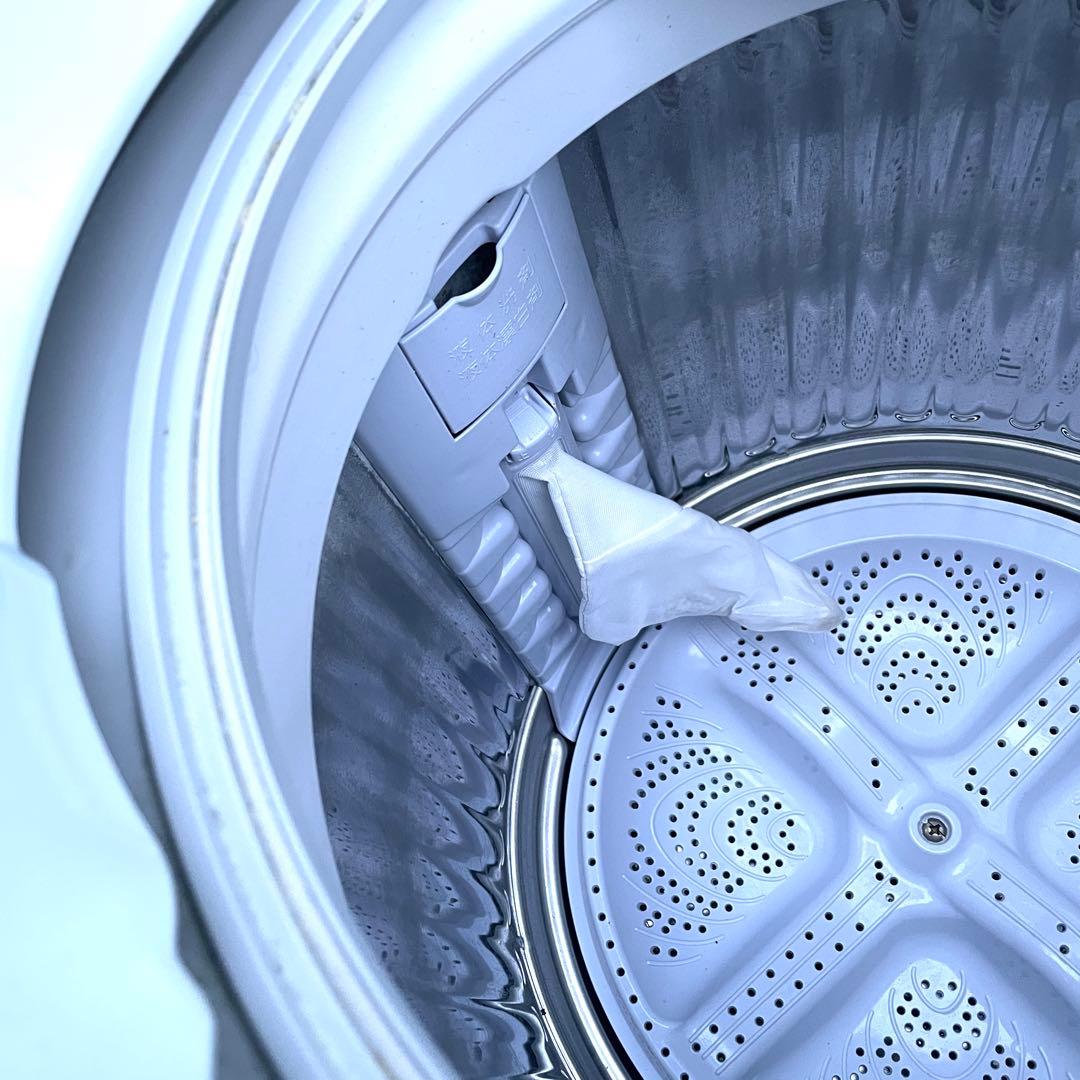 美品使用半年 シャープ 縦型洗濯機 6.5kg ES-TX6H-W 2024年製