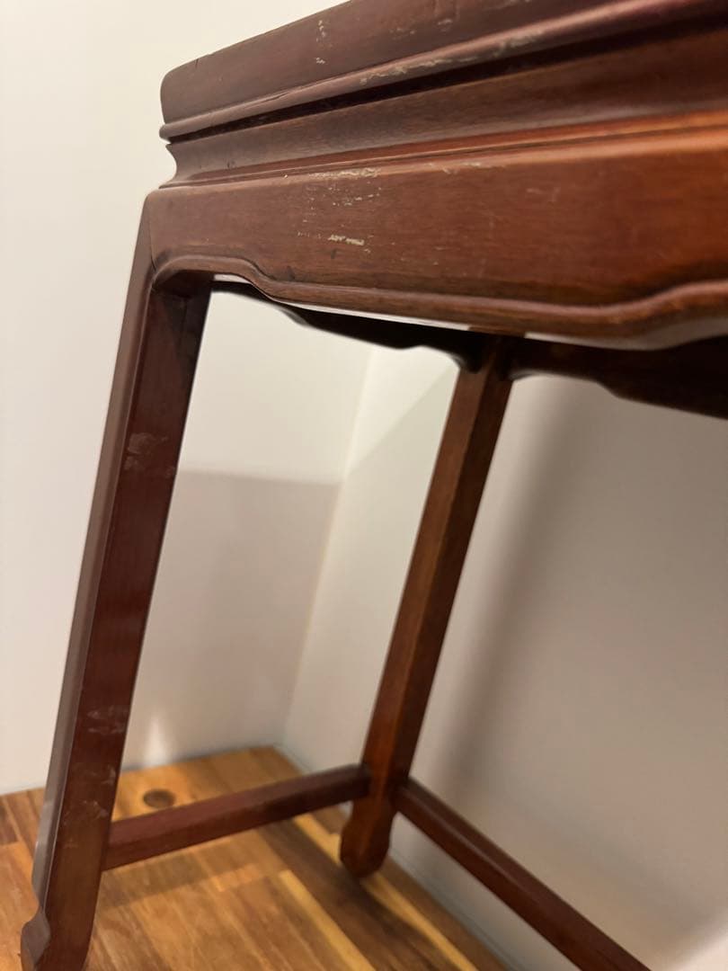 韓流　韓国工藝　李朝家具　アンティーク　花台テーブル　花梨　シノワズリ