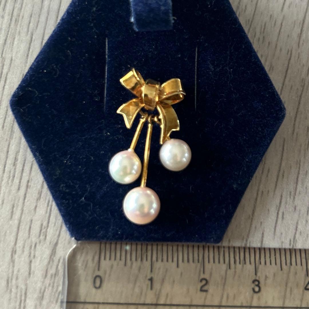 【真由美】※他の方は購入しないでください！　18金リボンブローチ