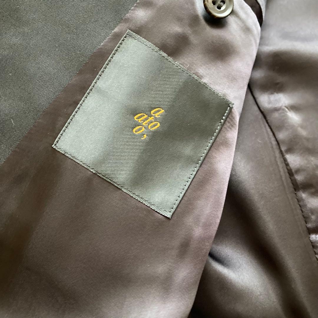 【美品】ato アトウ ジャケット ブラック テーラード ビジネス