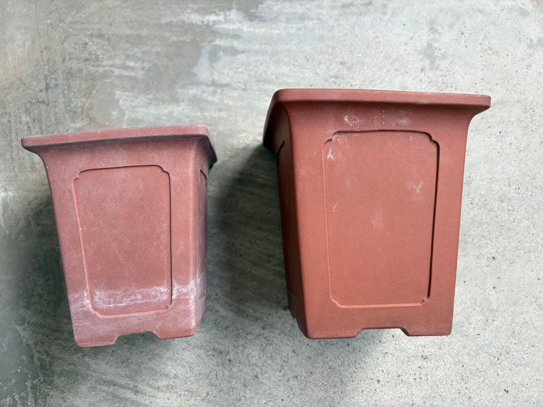 中国鉢2点セット！　支那鉢　盆栽