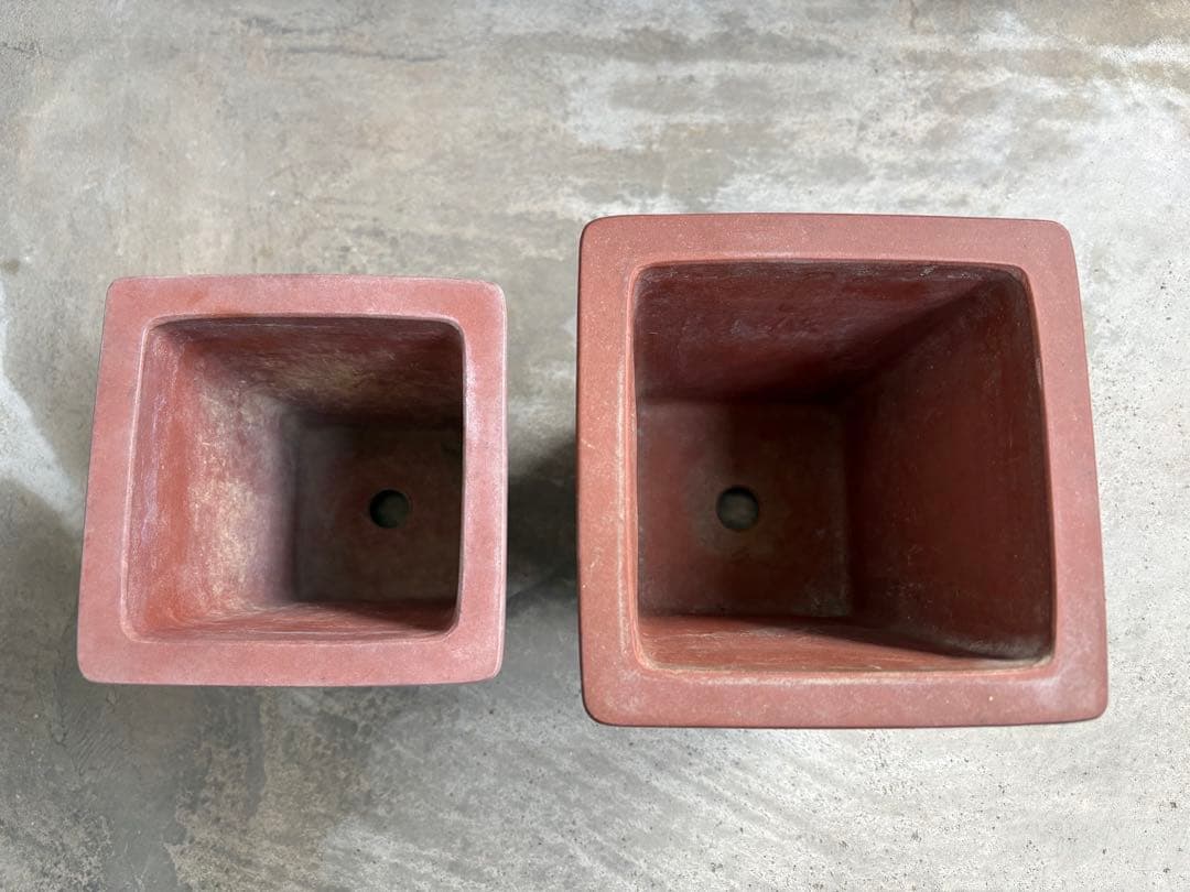 中国鉢2点セット！　支那鉢　盆栽