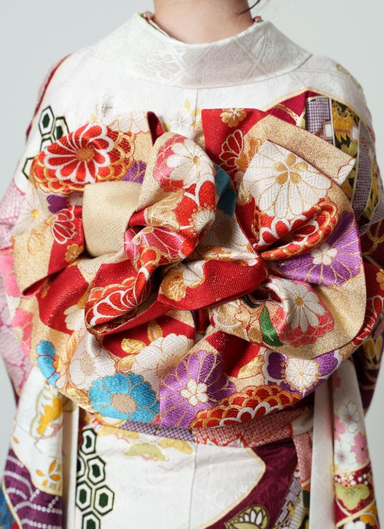 かめとたぬき様　振袖+長襦袢のみ【918】【165cm~175cmの方用】