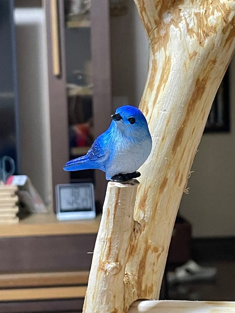 天然木製 鳥用止まり木 高さ約65cm