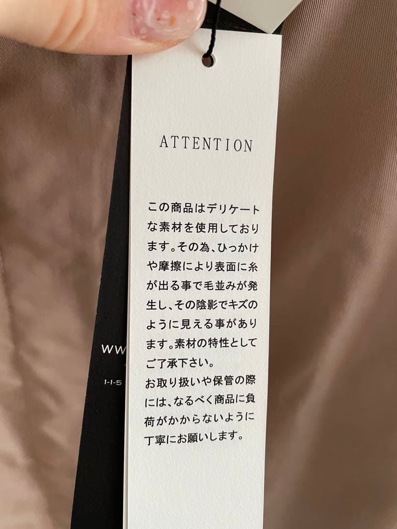 新品LOUNIEボアライナー付きフードコート❤︎ピンク38