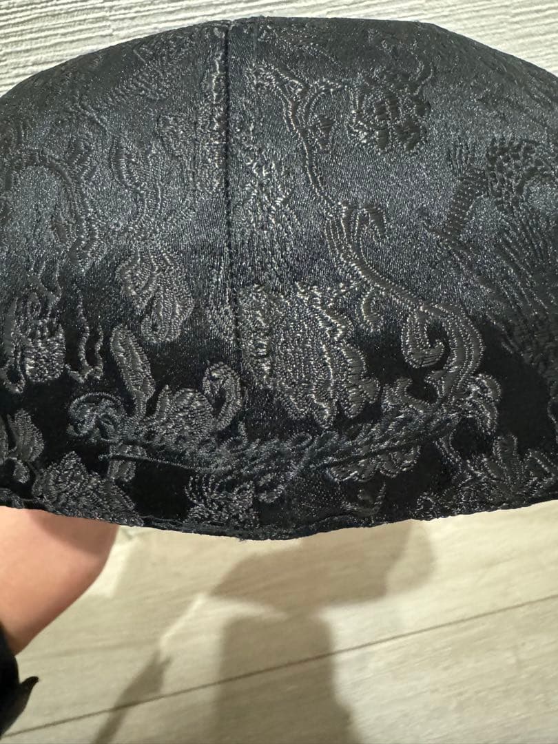 う*様 ブラックアイパッチ　Bエンブレムキャップ