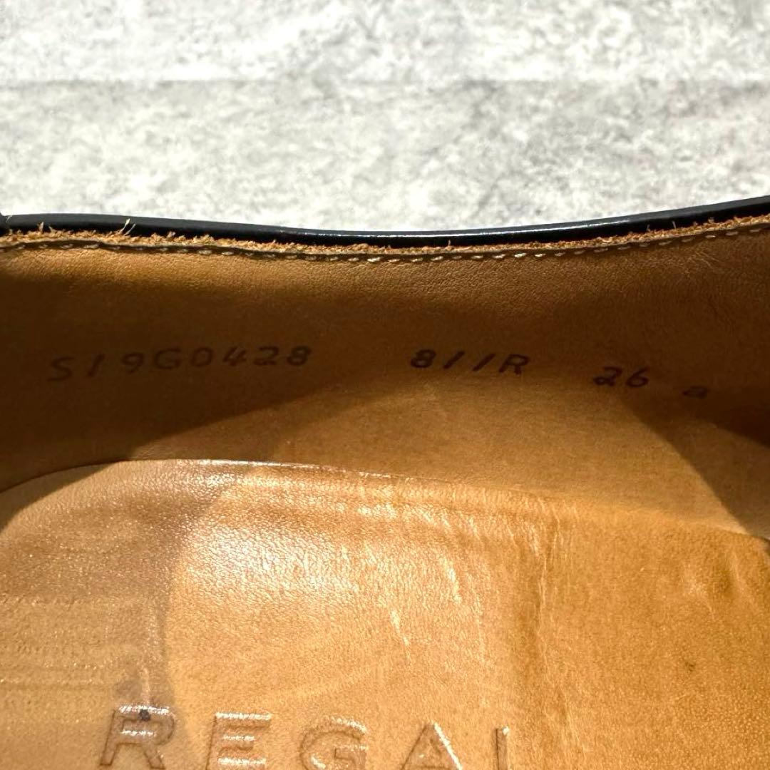 【極美品】REGAL 26 811R ストレートチップ　ビジネス　入学式　レザー
