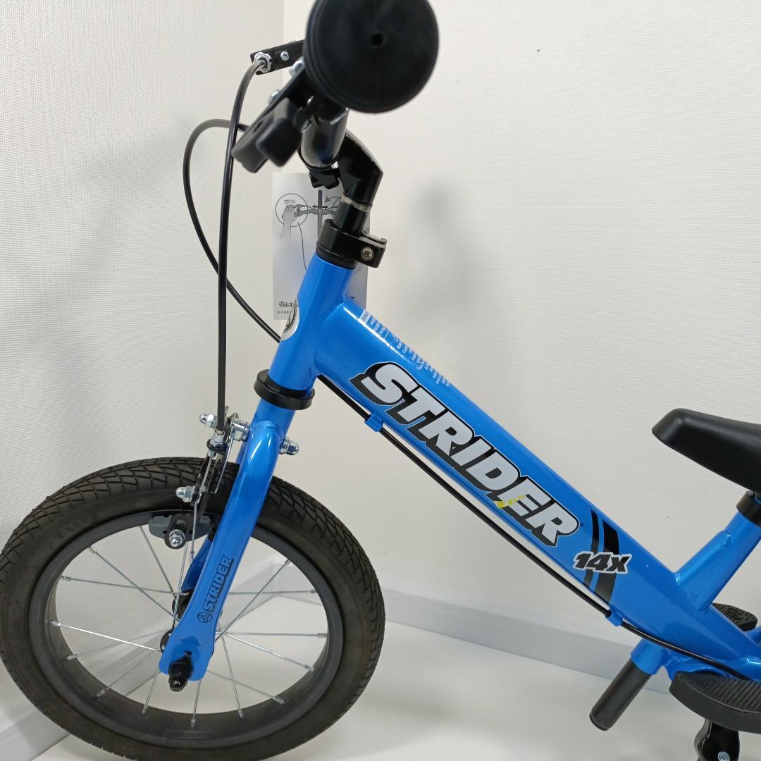 【美品】STRIDER 14x ストライダー スティールブルー バランスバイク