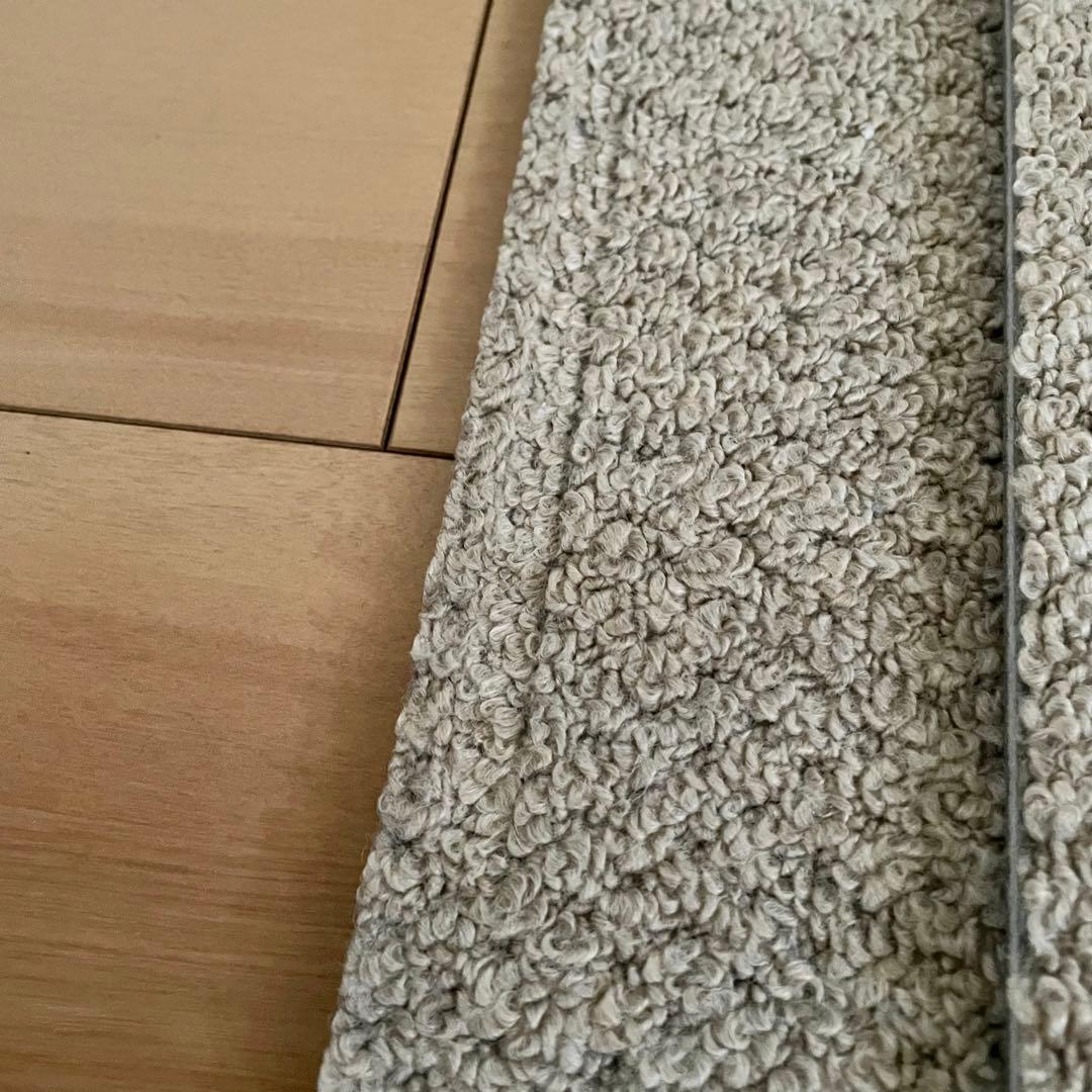 静床ライト シープホワイト 10枚 防音ラグ タイルカーペット③