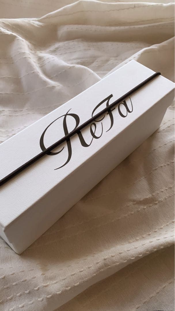 ReFa ストレートフィンガーヘアアイロン ホワイト ケース付き