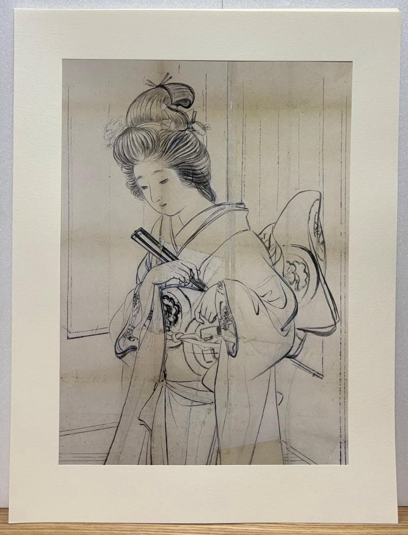 上村松園 「 佳人有情 」 平成五年三月十日　一版一刷