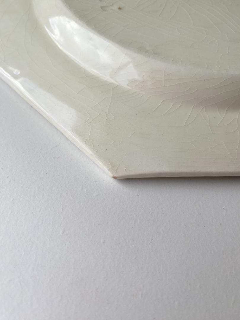 【希少】フランス アンティーク モントロー オクトゴナル ディナー皿