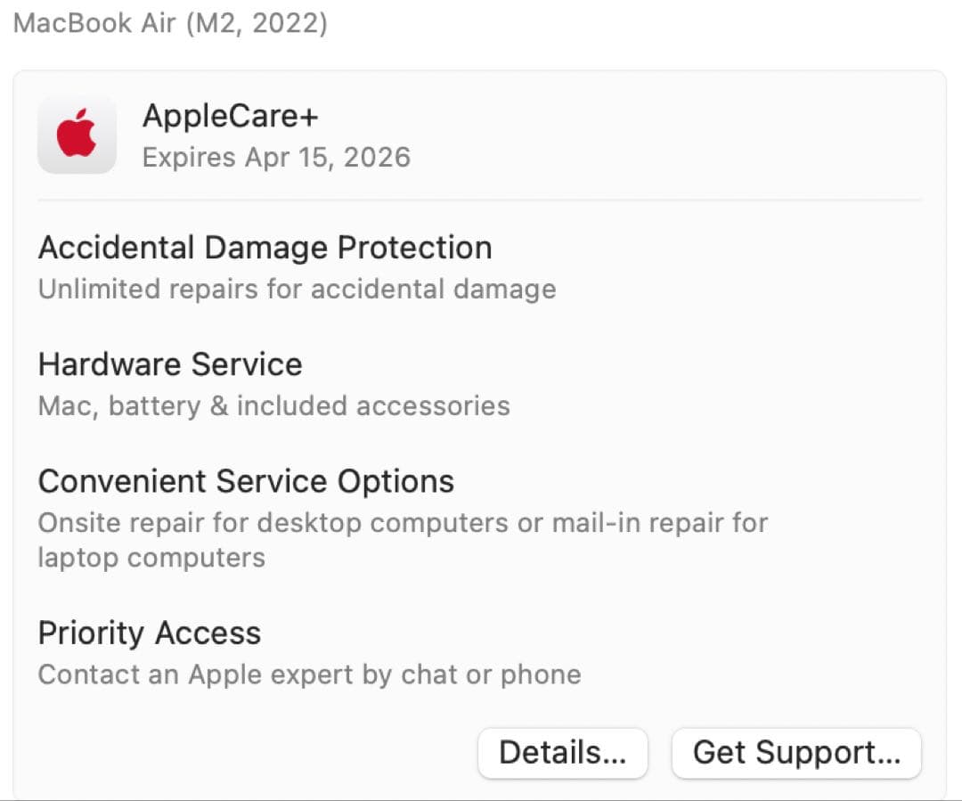 MacBook Air 13インチ 2022 M2 8GB 256GB