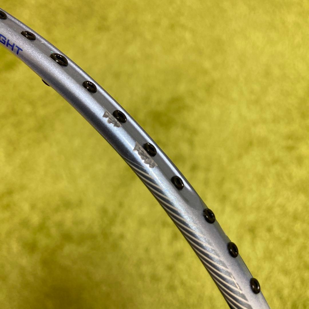 【良品】YONEX ナノレイ750 4U クリスタルブルー【2本まとめ売り】